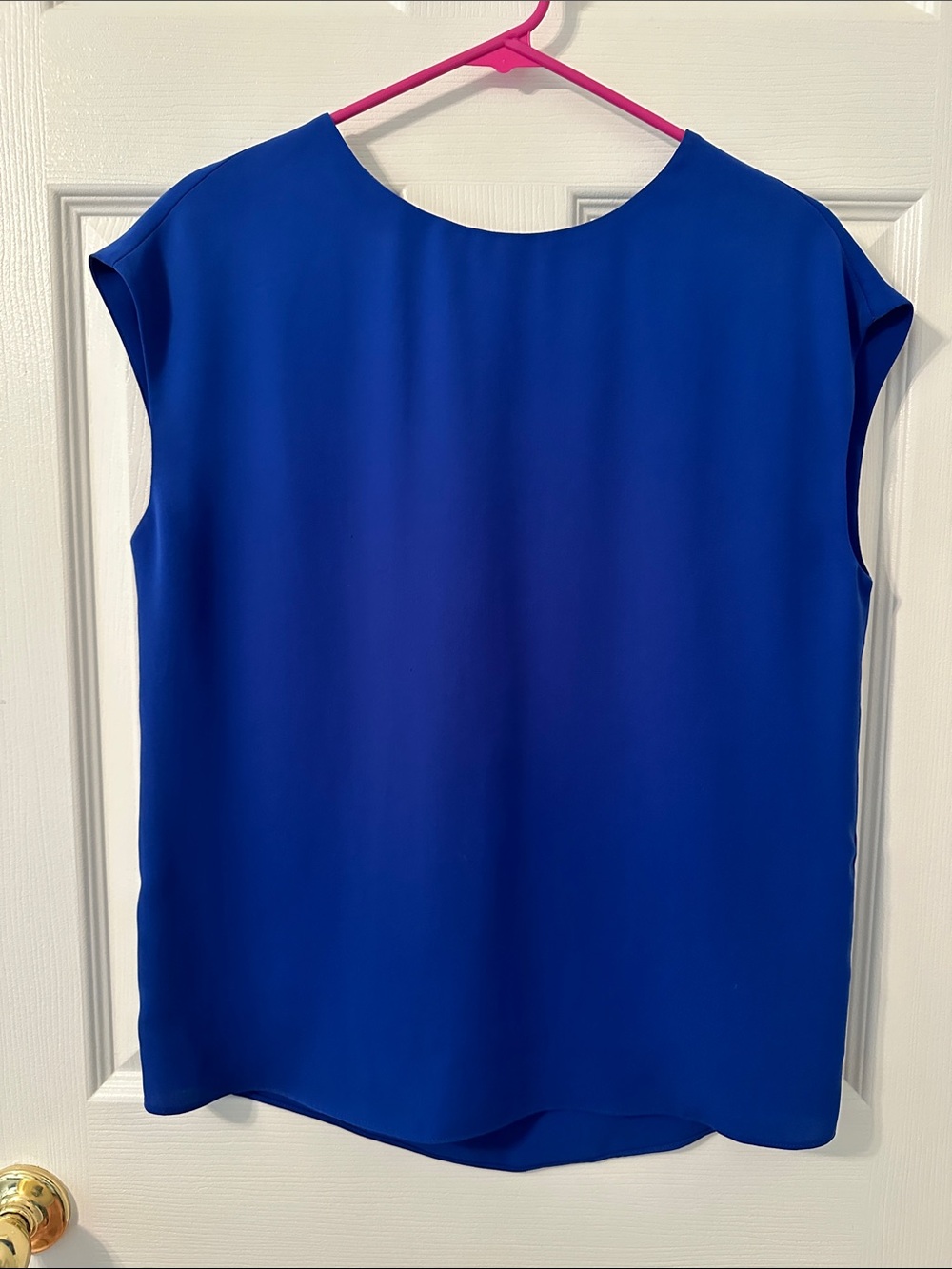 Sleeveless MM Lafleur Top — Royal Blue